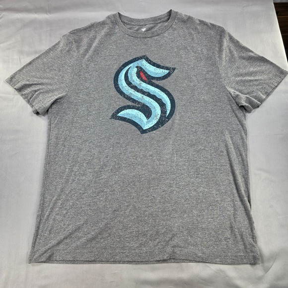 Fanatics Seattle‎ Kraken T-Shirt NHL Hockey Graphic Tee Mens XL - Picture 1 of 7